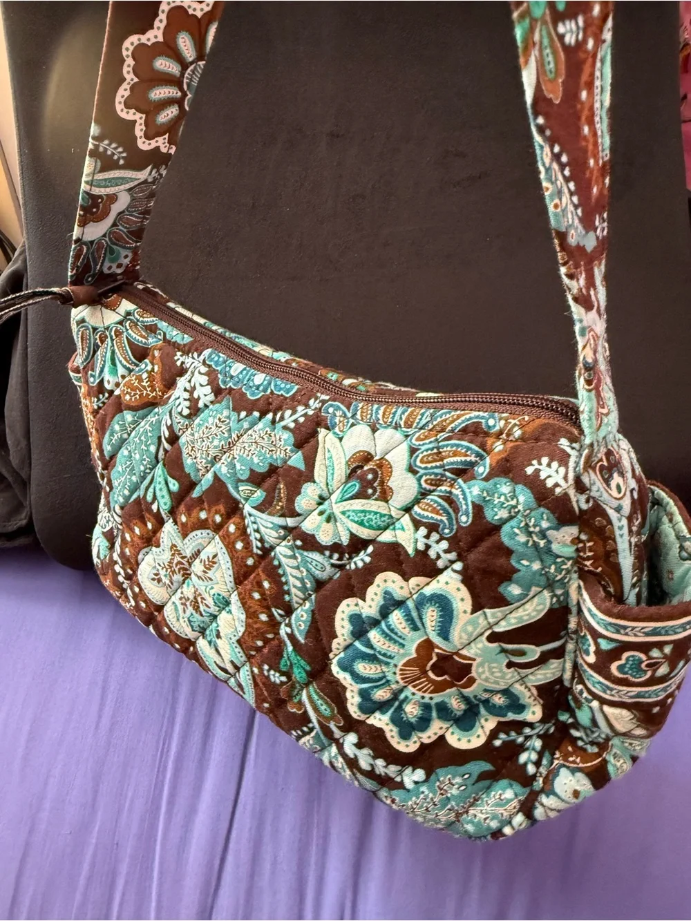 Vera Bradley Java Blue Maggie Shoulder Bag